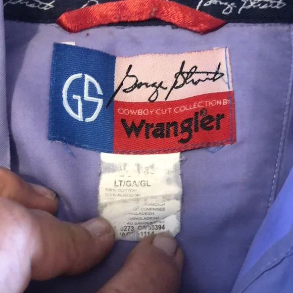 Wrangler George strait western shirt p2907 - Picture 5 of 5
